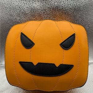 Pumpkin Face Orange Crossbody Bag